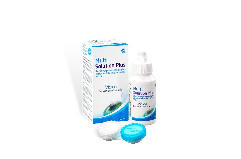 Liquido para lentes de contacto multi solution clearance